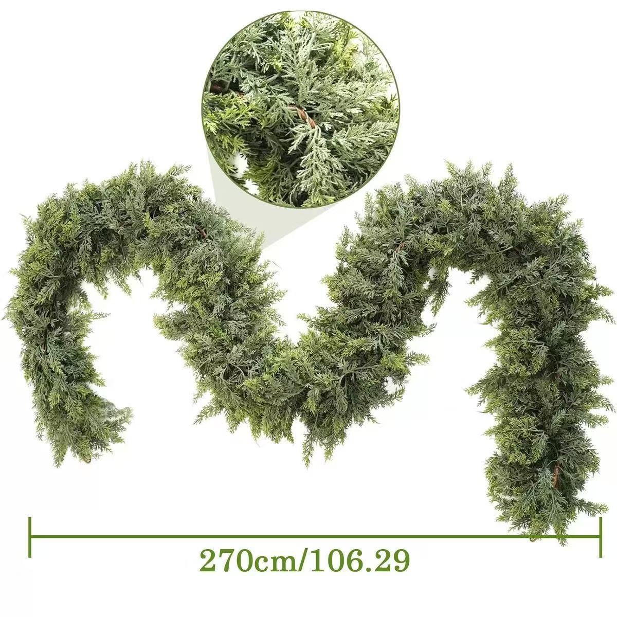 Christmas Holiday Simulation Soft Rubber Hand Feeling Cedar Table Decorative Ornament