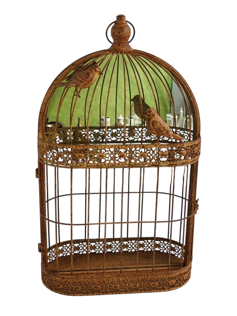 60CM RUSTY WALL MIRROR