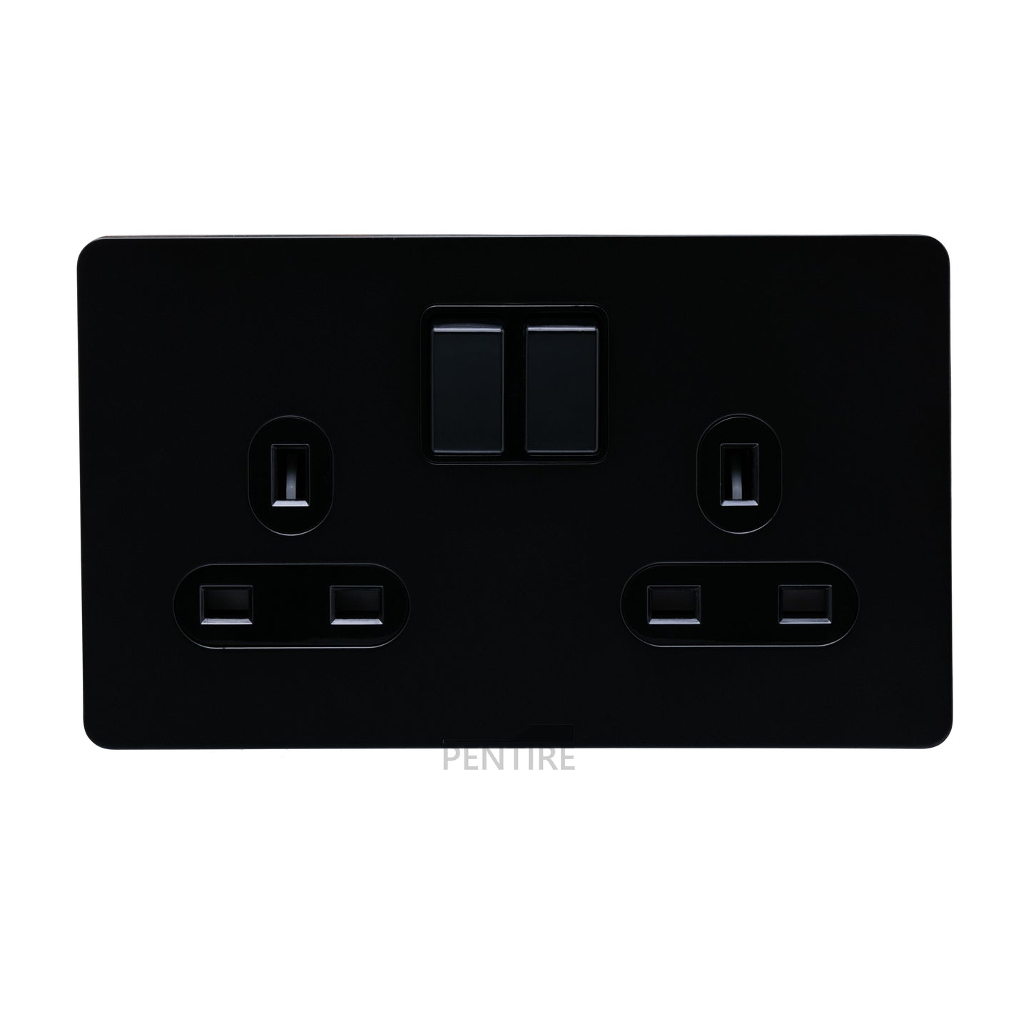 2g Matt Black Socket - The Screwless