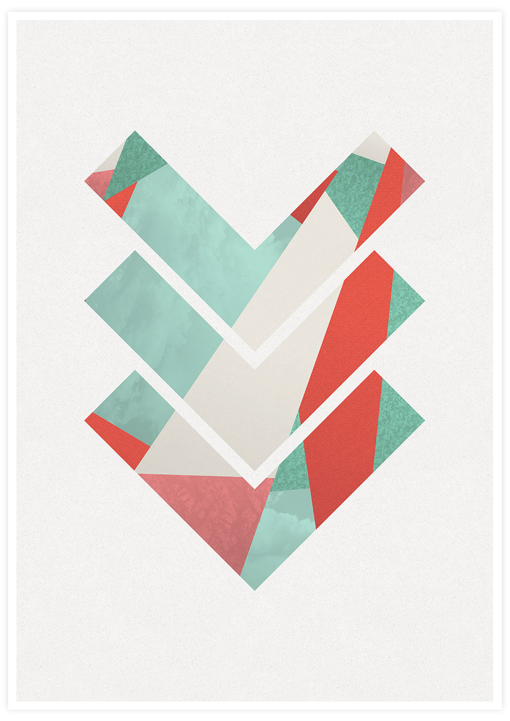 3 Arrows Minimal Geometric Print