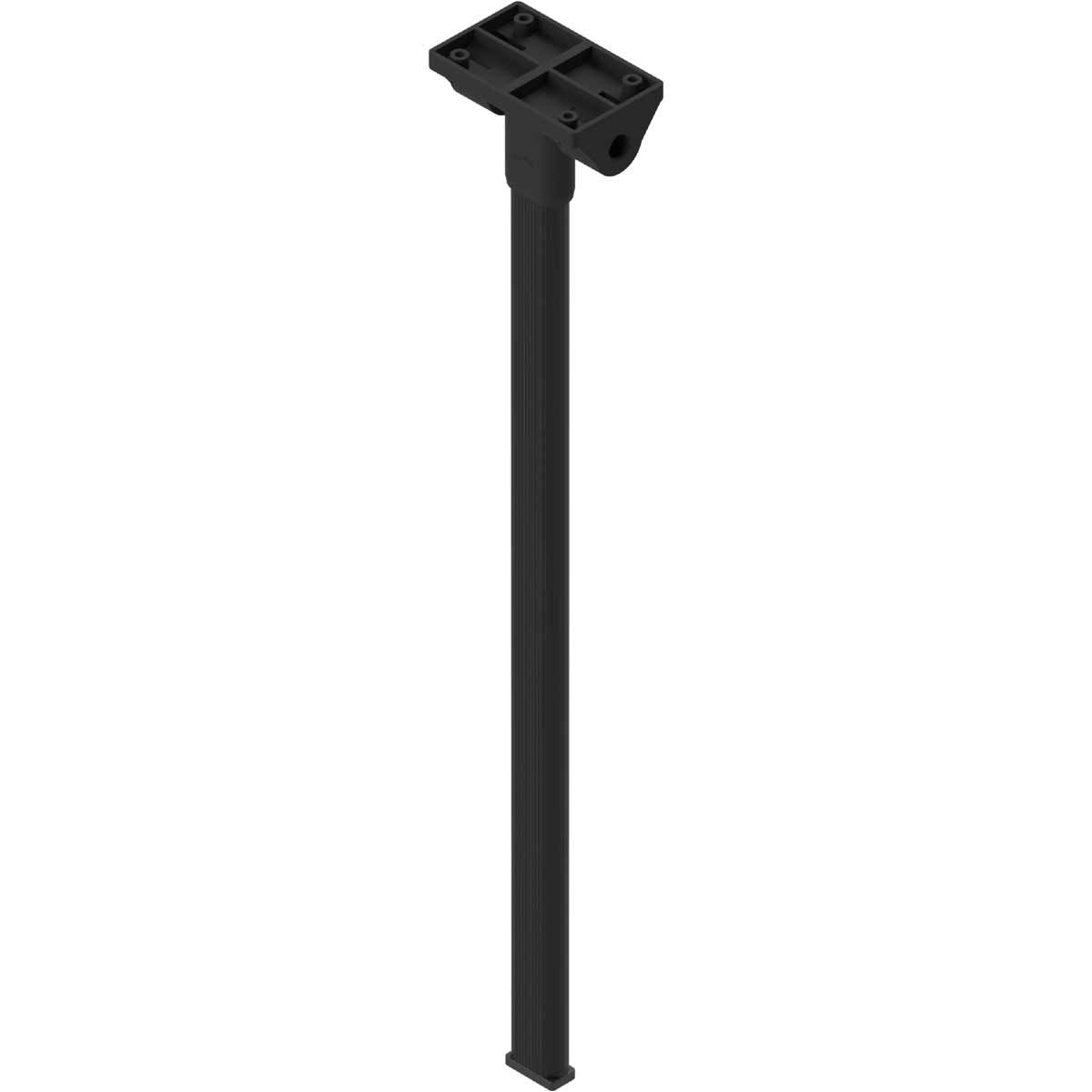 Baldacci Mini Black Folding Table Leg (720mm)