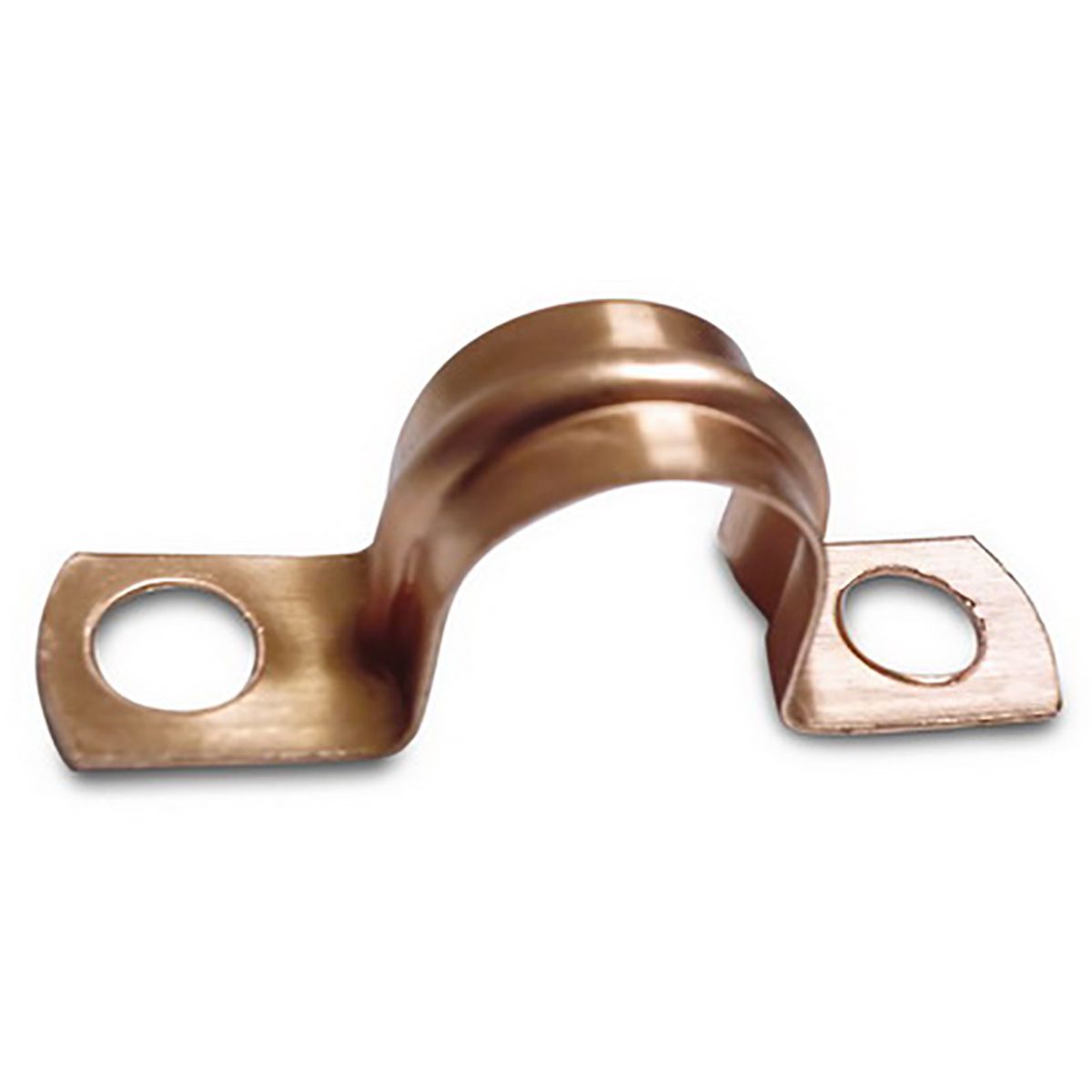 AG Copper Saddle Pipe Clamps (3/8" OD Pipe / Pack of 10) 1-50204