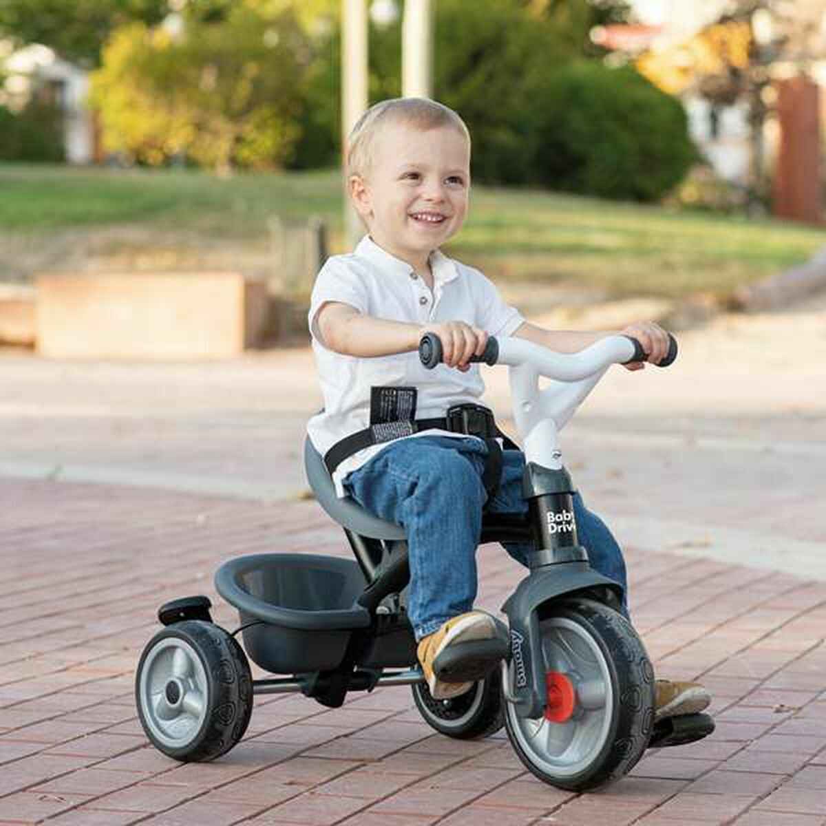 Tricycle Smoby Baby Driver Grey