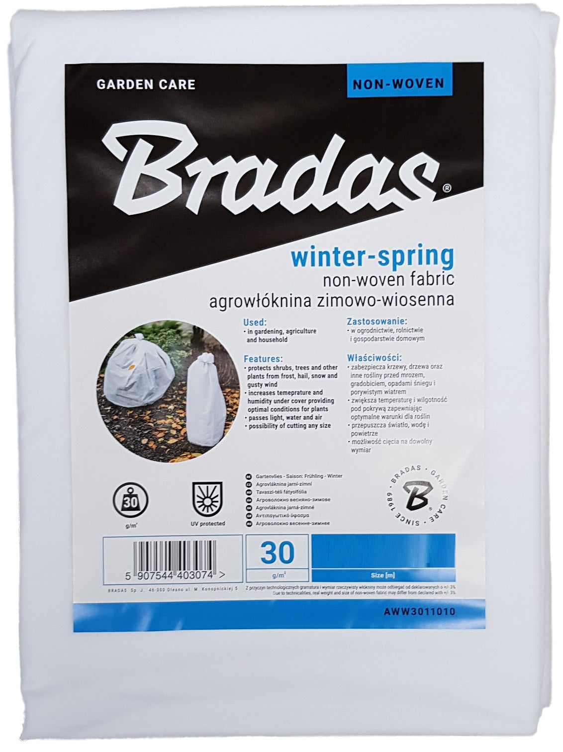 30g Non-Woven Frost Protect Fleece 3.2m x 10m