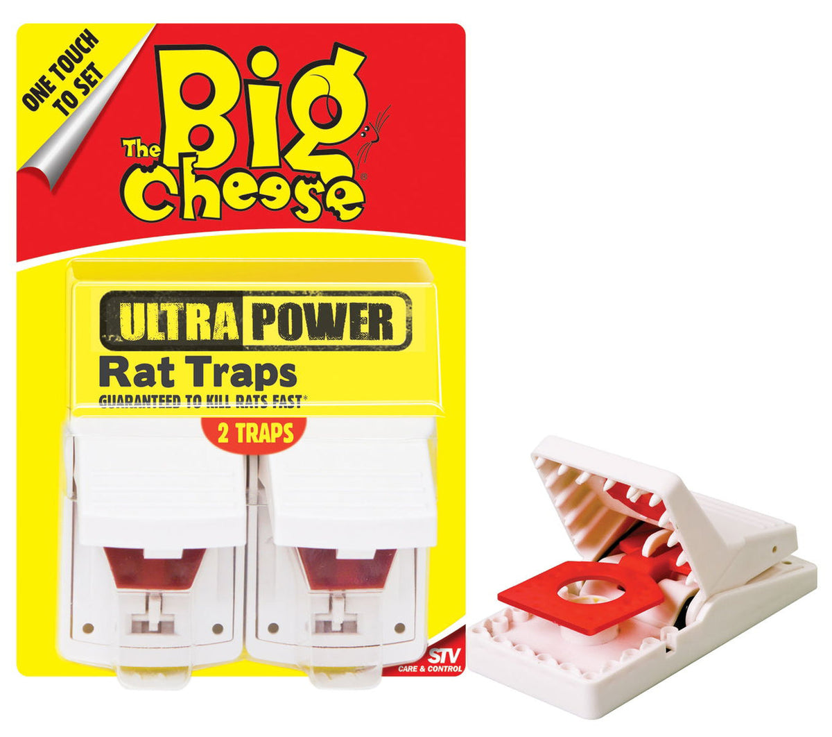 The Big Cheese Ultra Power Rat Trap 2 Pack - Case of 6