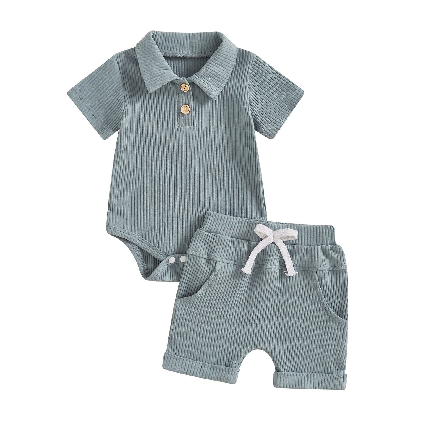 Boys' Short Sleeved Kazakhstan Suit