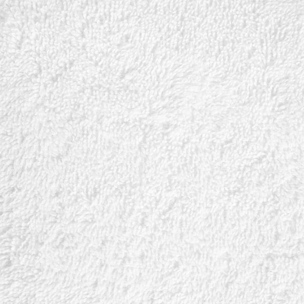 vidaXL Prosoape baie premium SOLUND 10 buc alb 100x150cm 600gsm
