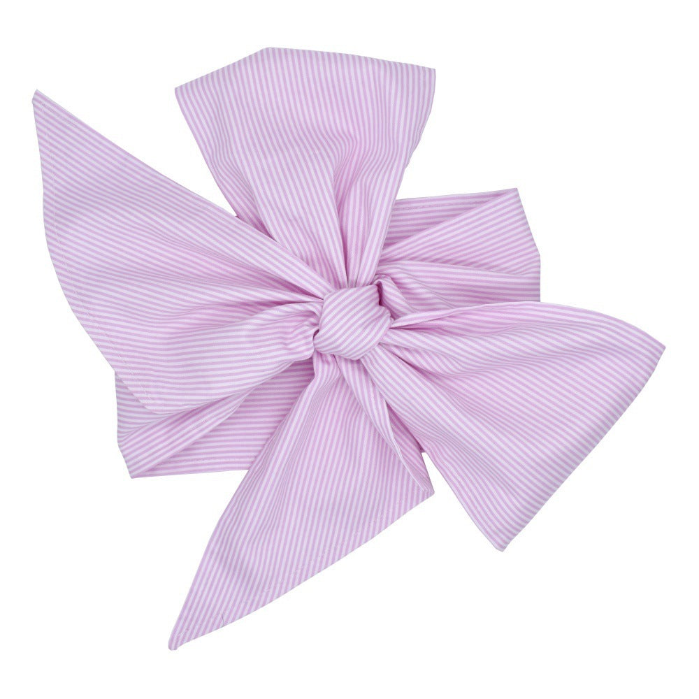 Baby Swaddling Cloth with Cotton Bow - Soft Newborn Swaddle Blanket Wrap for Infants