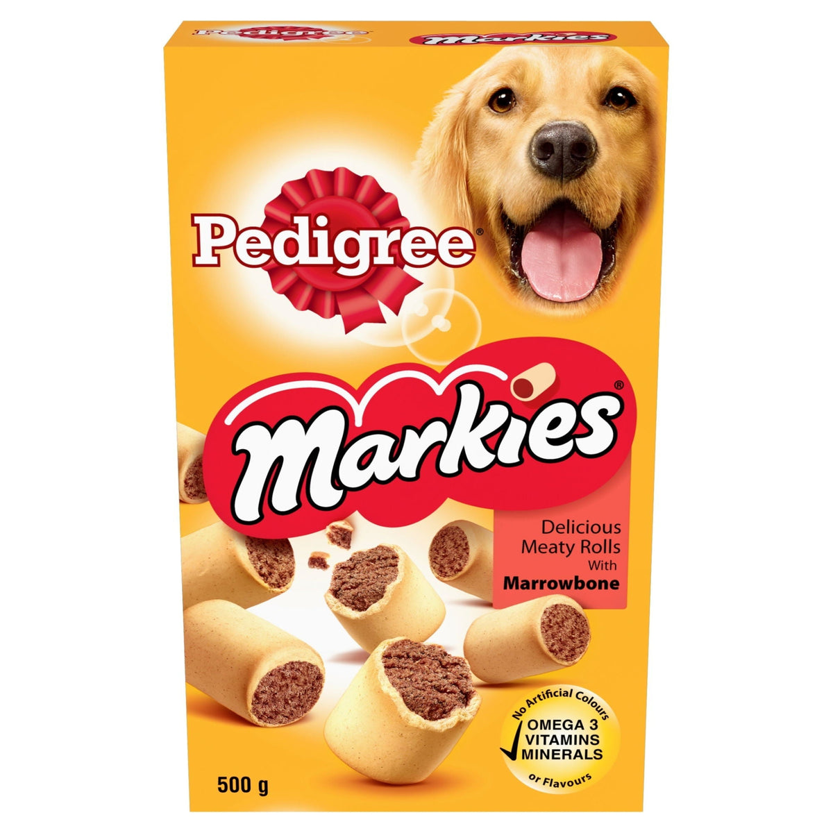 PEDIGREE Markies Adult Dog Treats Marrowbone Biscuits 500g - Case of 12