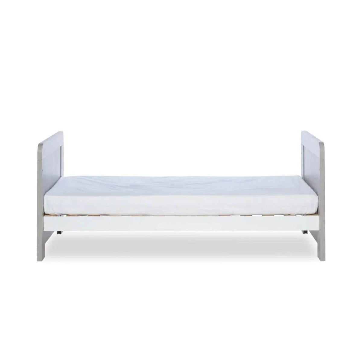 Ickle Bubba Pembrey Cot Bed Ash Grey - Premium Pocket Sprung Mattress