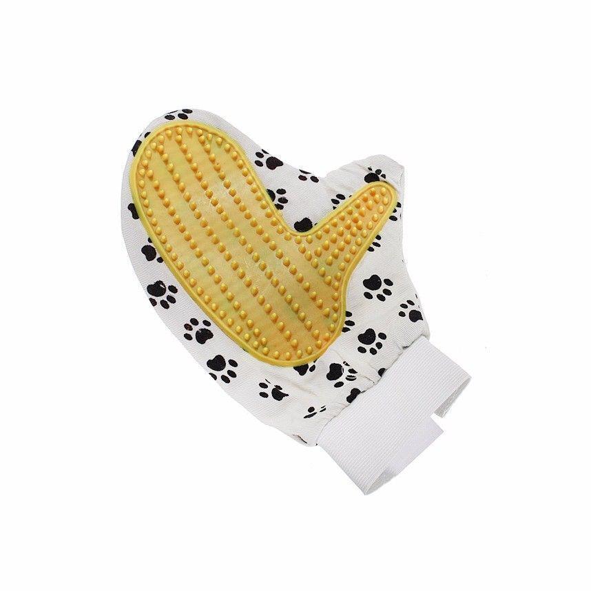 Pet Touch Grooming Massage Bath Brush Glove Hair Removal Tool