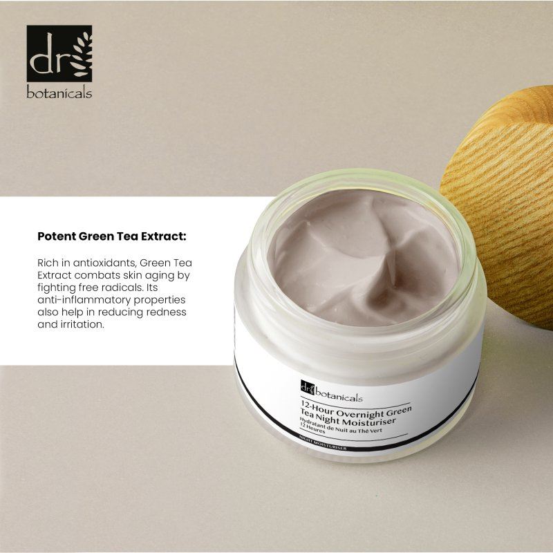 12-Hour Overnight Green Tea Night Moisturiser 50ml