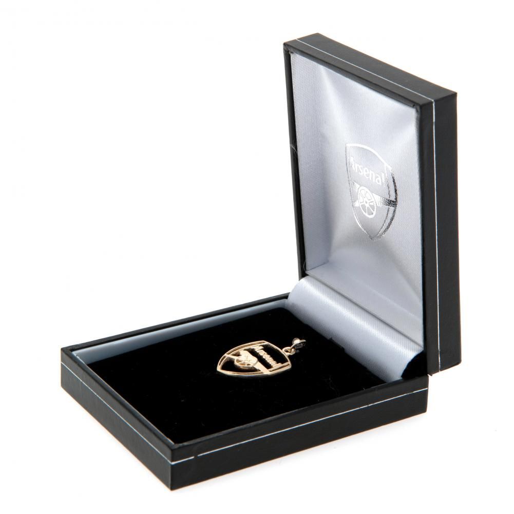 Arsenal FC 9ct Gold Pendant Crest