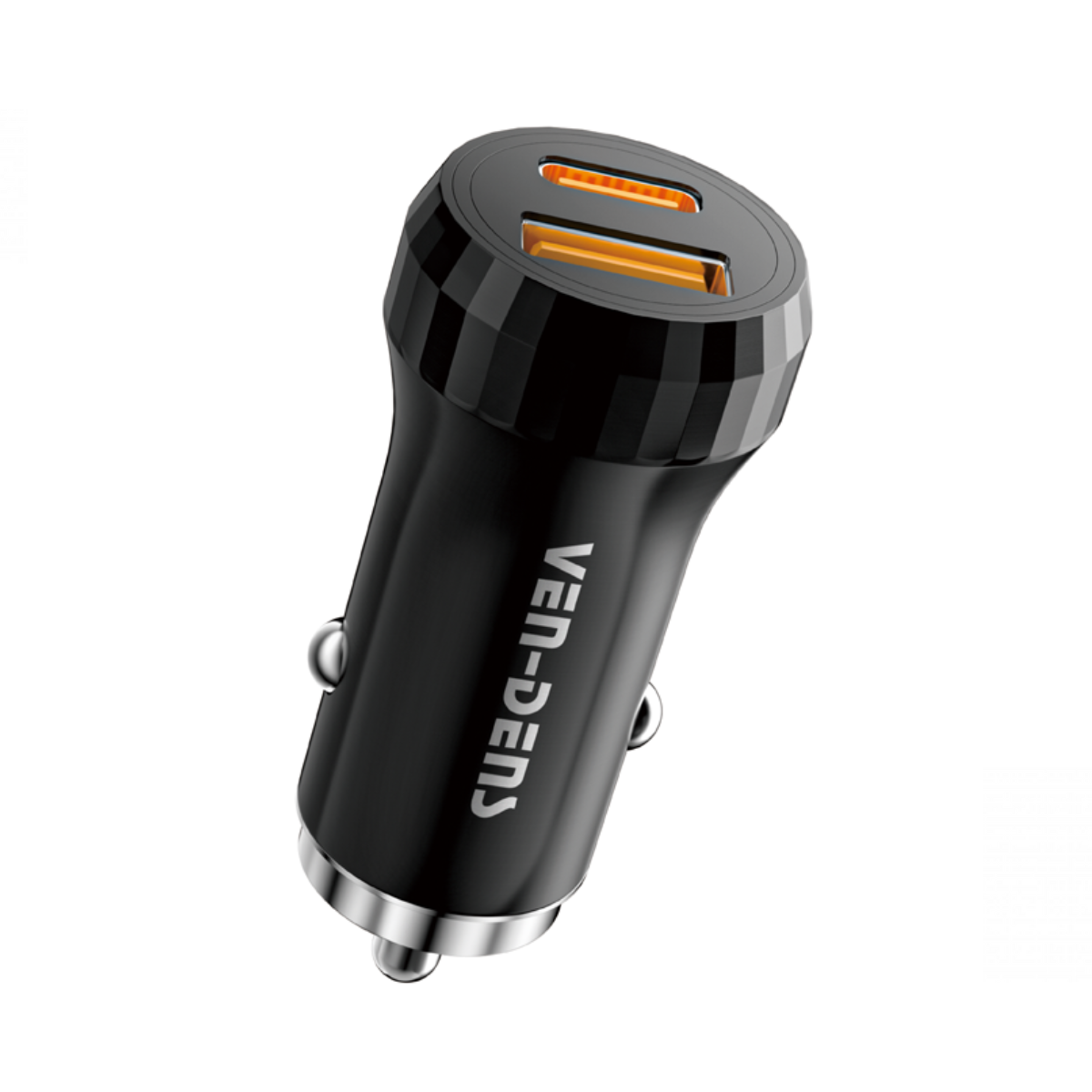 38W Dual Port Powerful Car Charger USB C + A