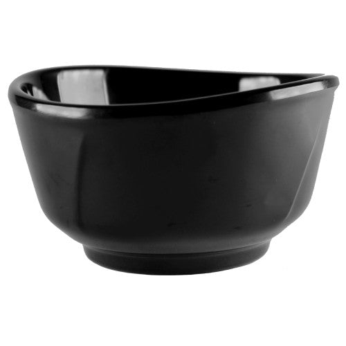 Classic Round Black Melamine Bowl 562ml / 18oz - Pack Of 12