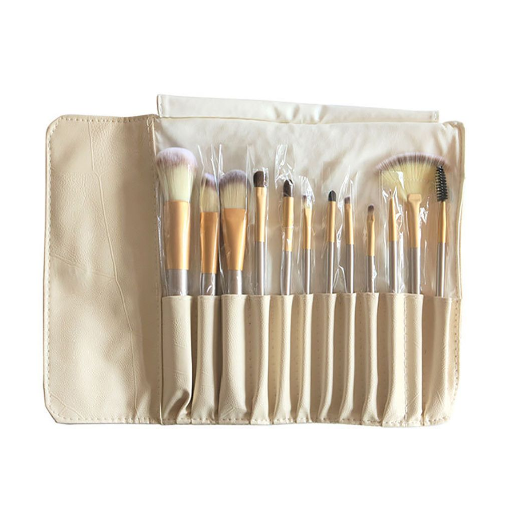 Corrugated nylon brush rice white cosmetic brush