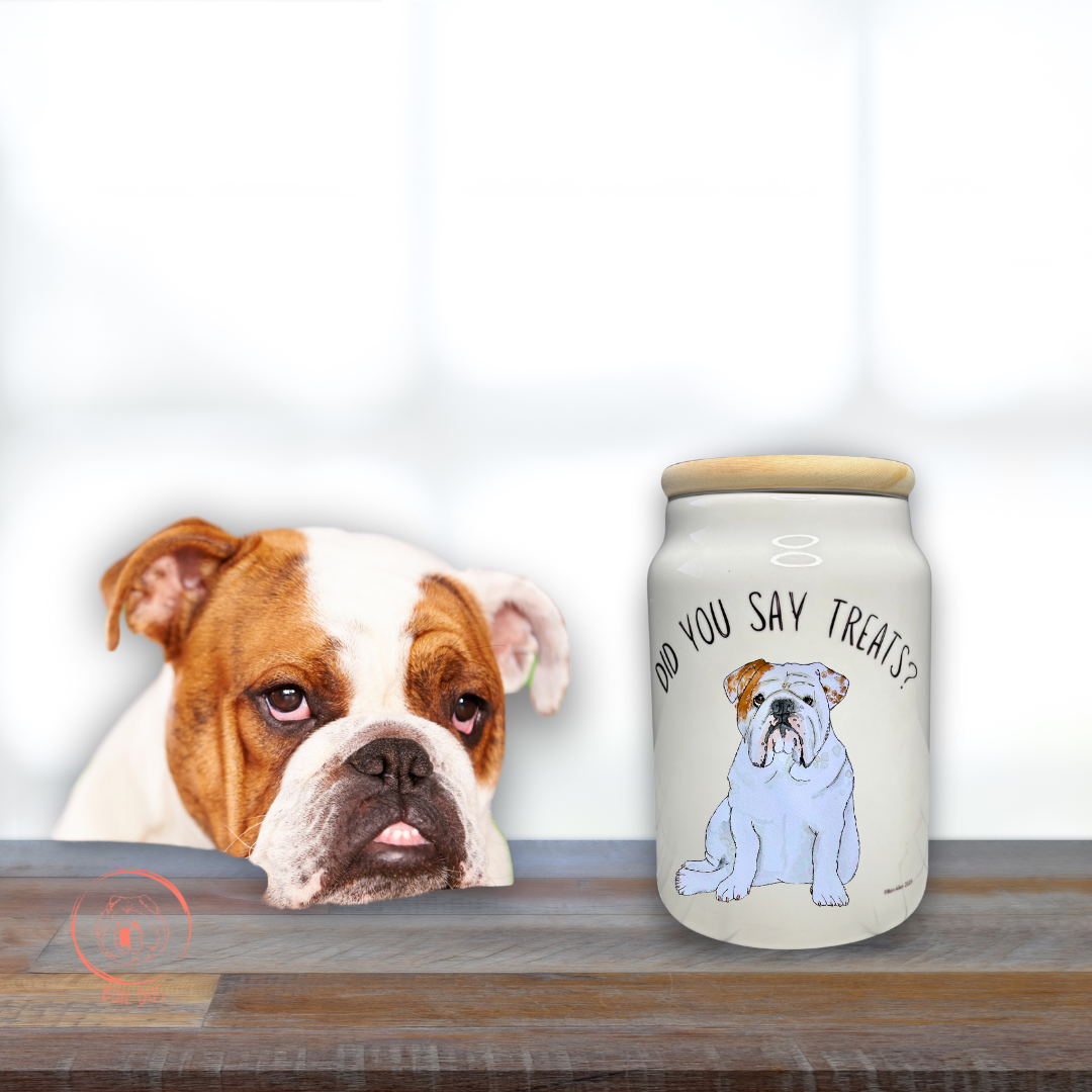 Bulldog Treat Vault – Guarded by a Furry Road Drill!