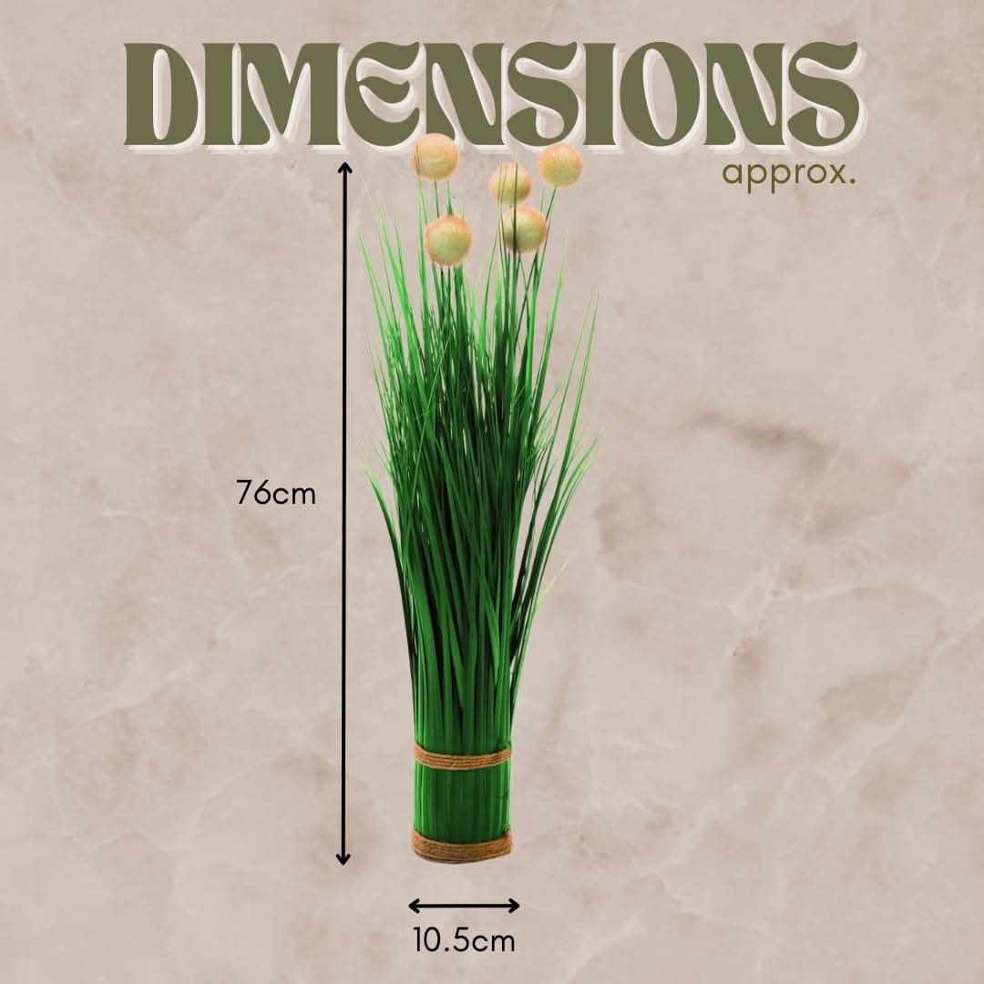 Beautiful Faux Artificial Grass Ornamental Floral Bouquet