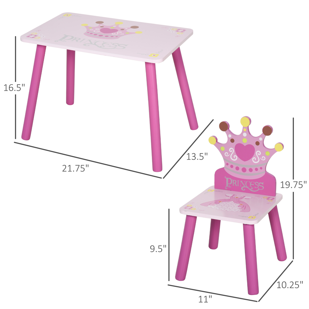 Kids Desk and Chair Set