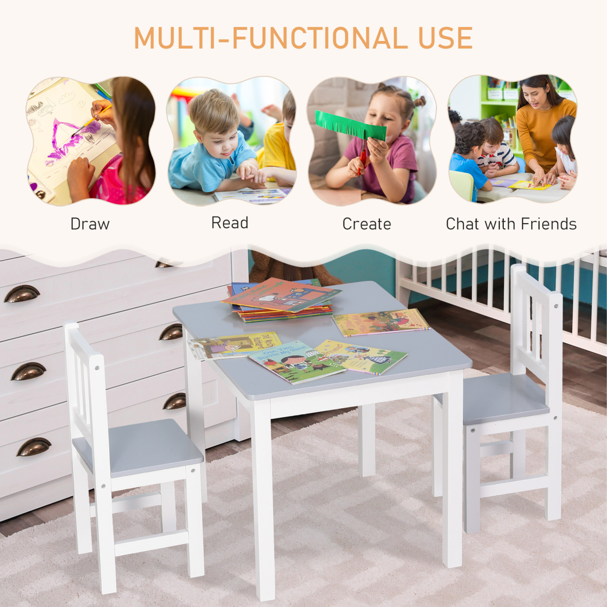 Kids Desk and Chair Set