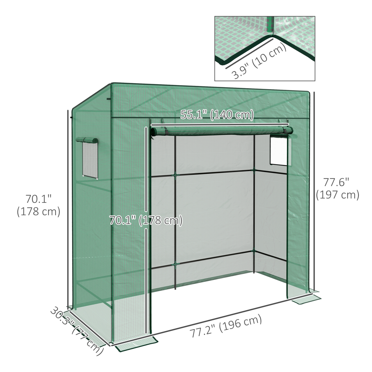 Mini Walk-in Greenhouse
