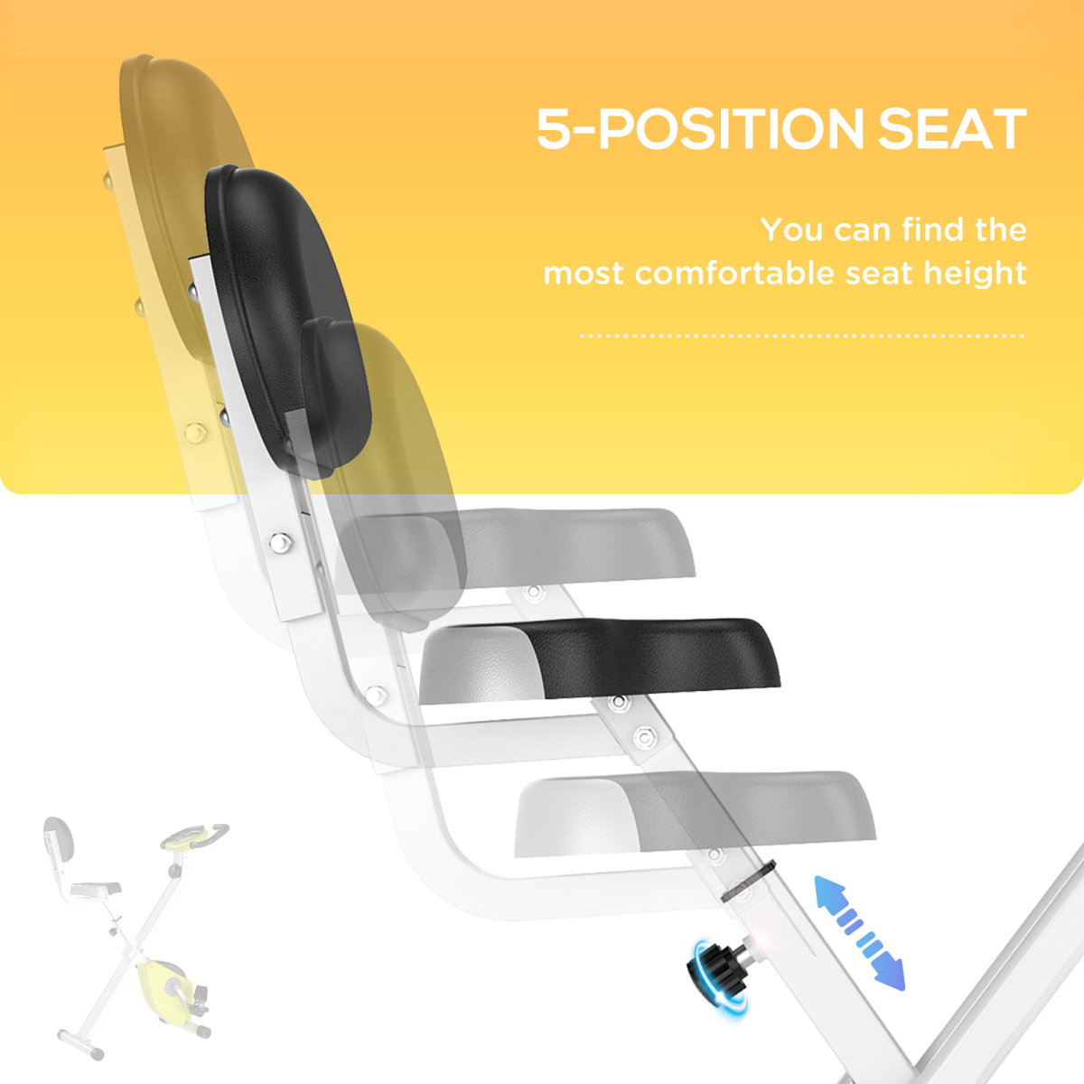 Portable Exercise Pedal Bike