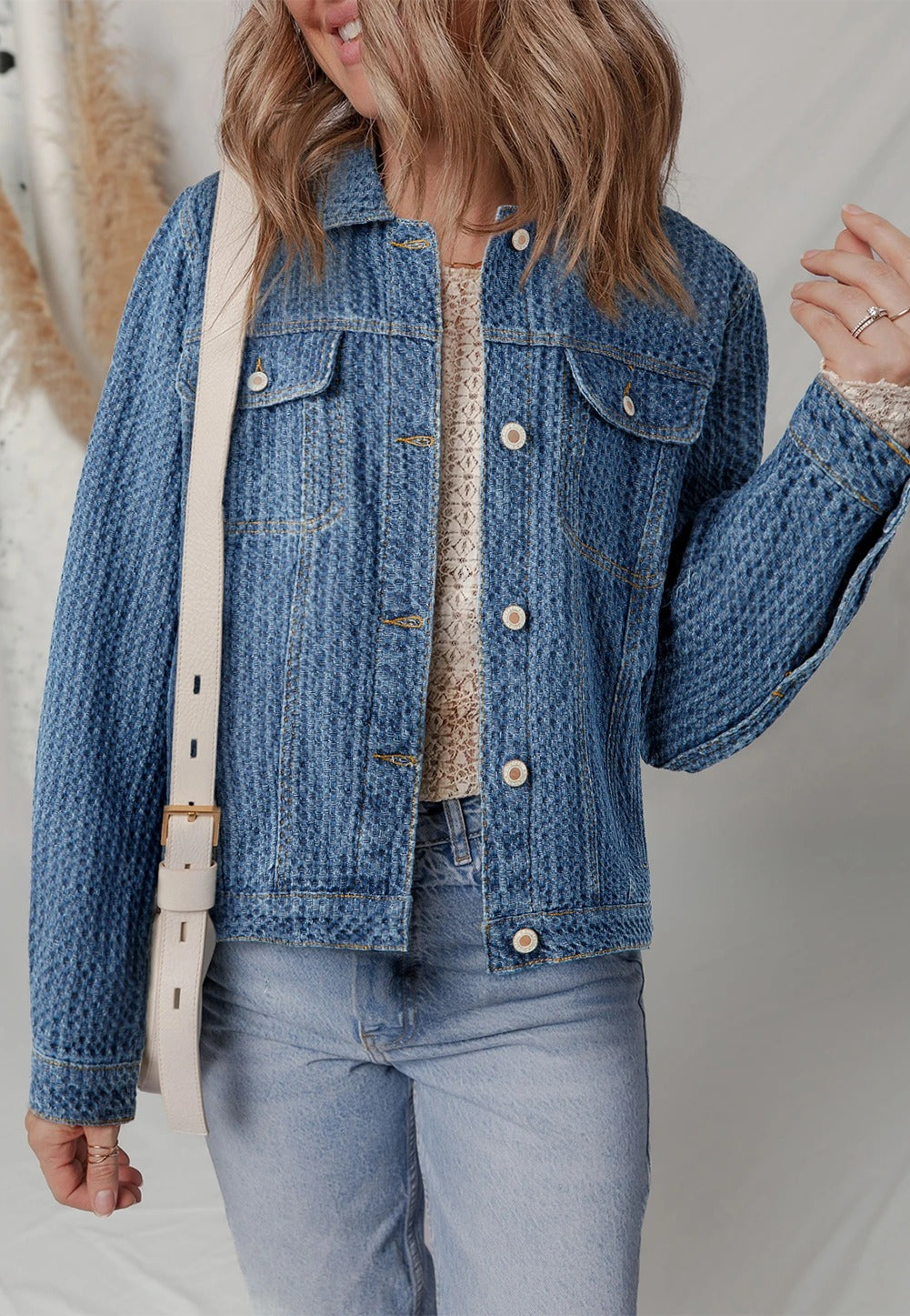 Women's Loose Casual Button Versatile Denim Jacket