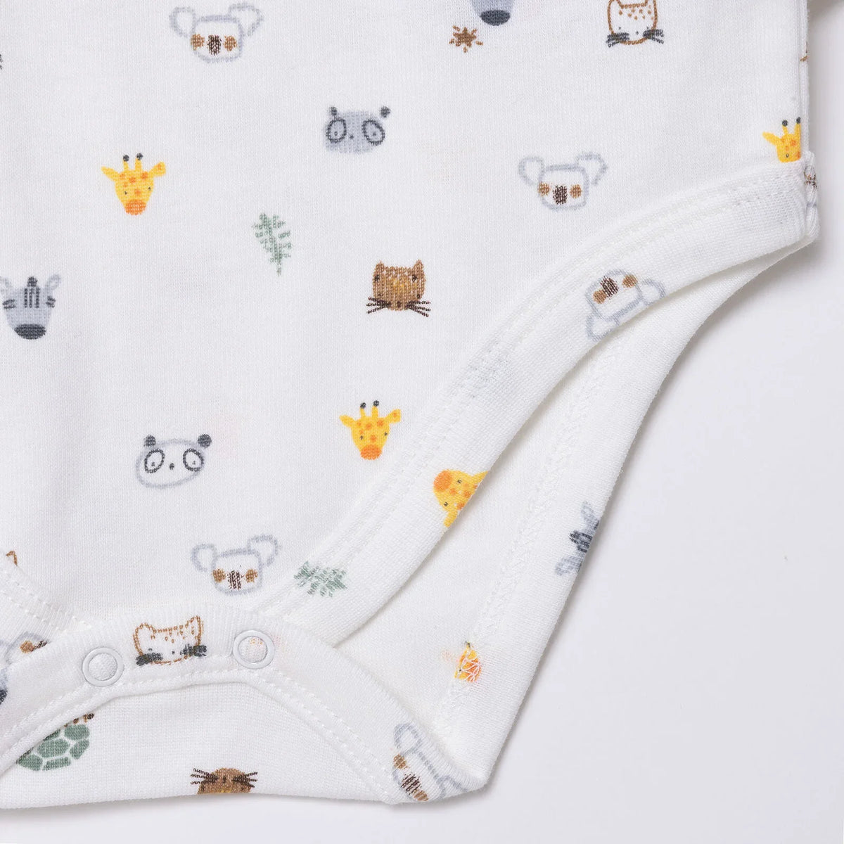 HelloBaby 2 Pack Animal Print Long Sleeve Baby Bodysuits (1-3 Months to 2-3 Years)