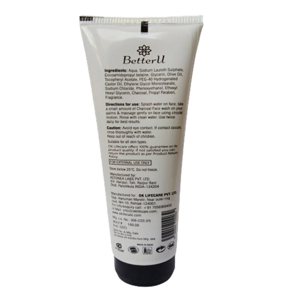 BetterU Ultra Cleaning Activated Charcoal Face Wash
