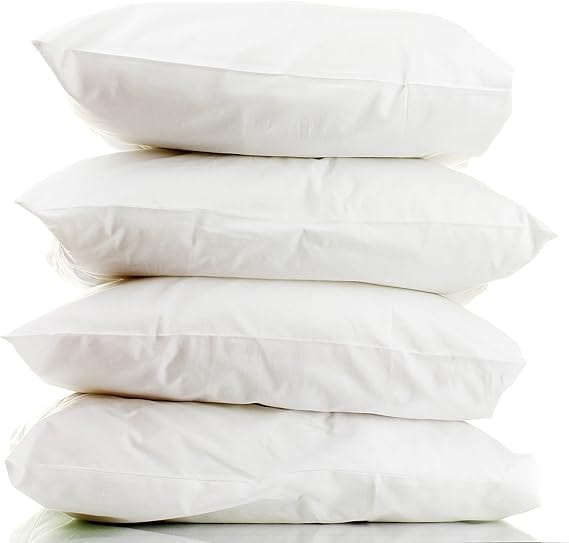 4 Pack Super Bounce Back Pillows Luxury Premium Fibre Filling for Superior Comfort and Support by OLIVIA ROCCO