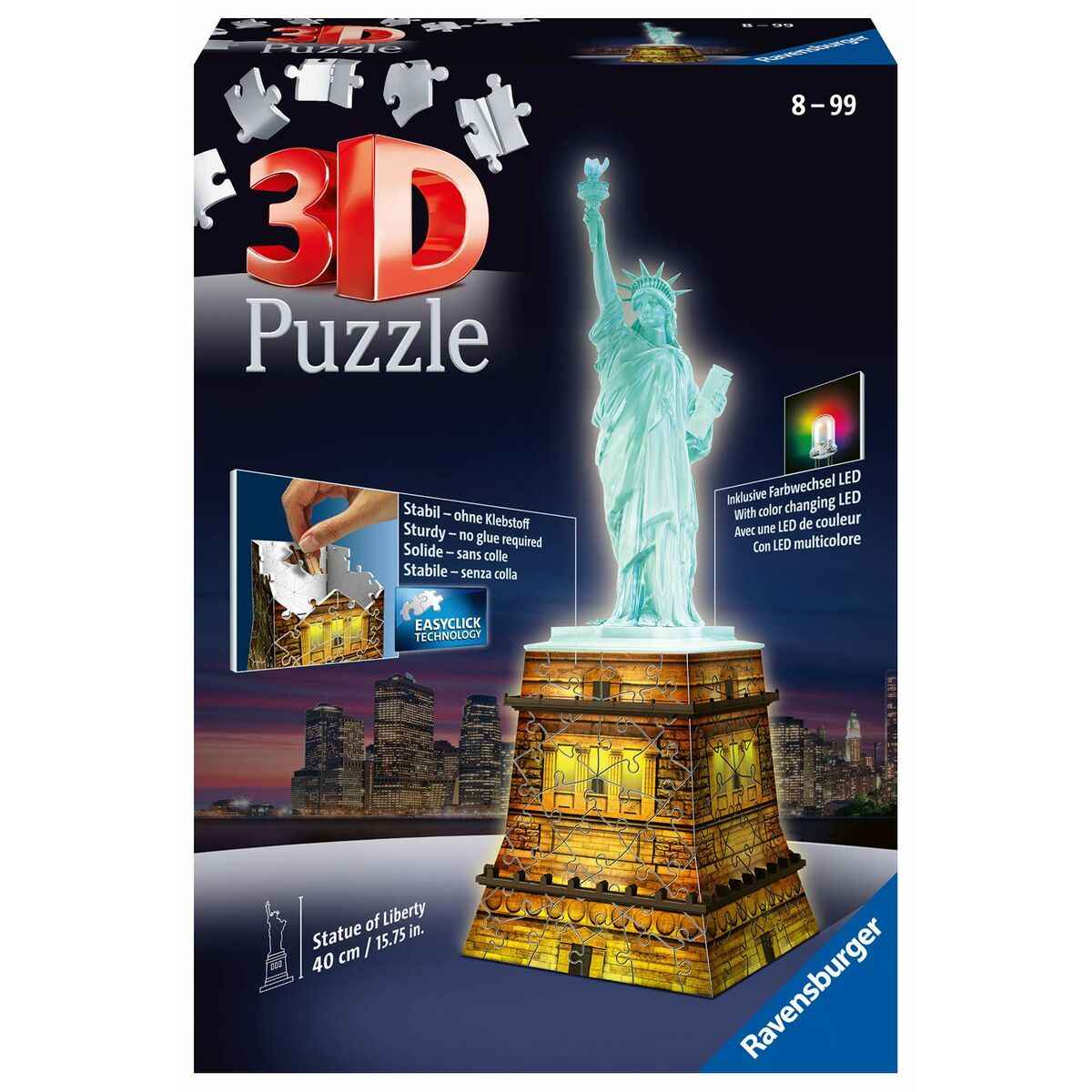 3D Puzzle Ravensburger Iceland: Kirkjuffellsfoss 216 Pieces 3D