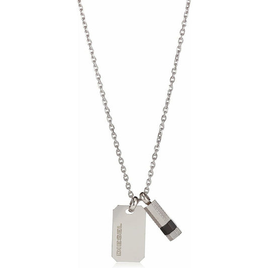 Men's Necklace Diesel DX1156040 Silver