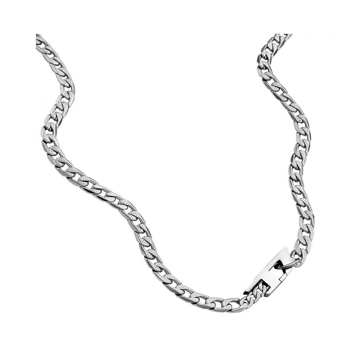 Men's Necklace Diesel DX1497040 Silver
