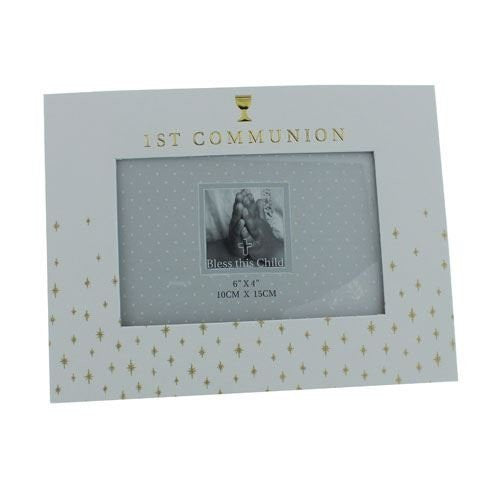 Bambino By Juliana Photo Frame - 1st Communion Chalice - 6" x 4" - CG1214 - New