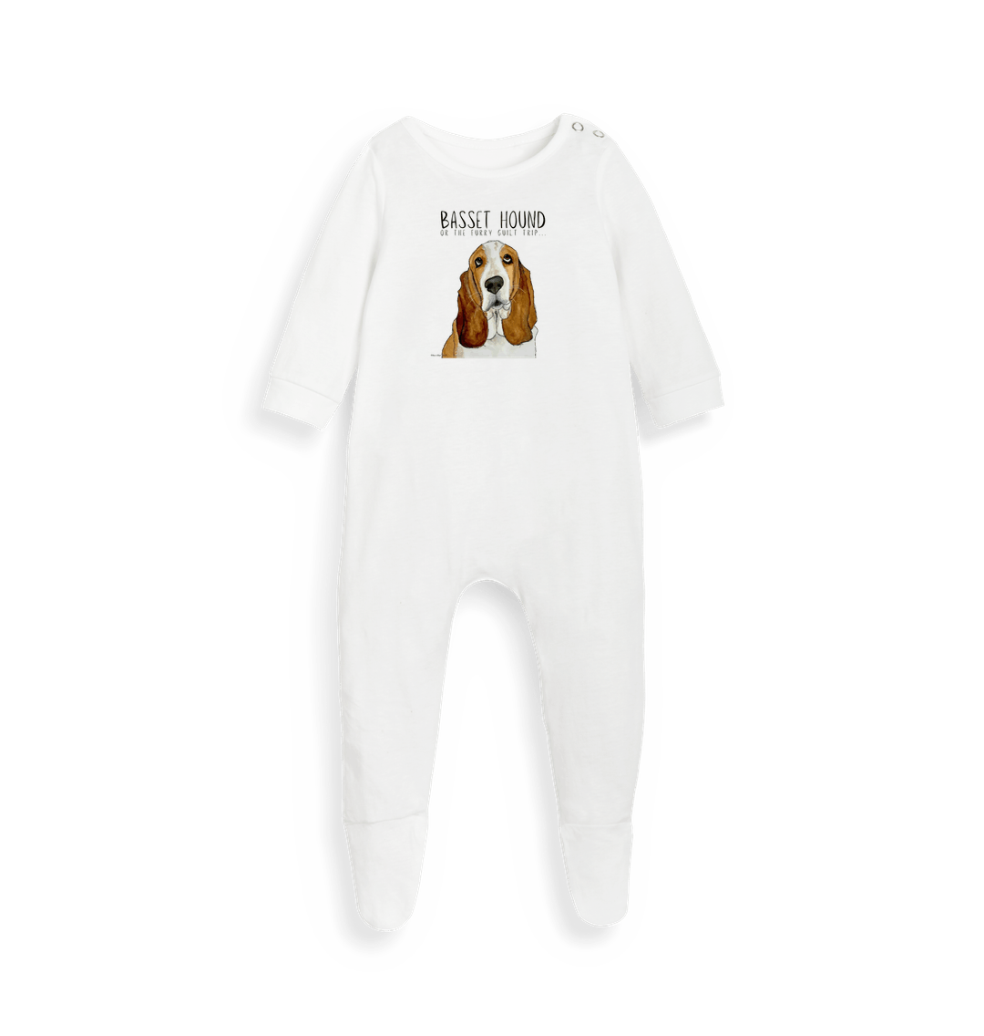 Basset Hound Baby Sleep Suit: Sweet Dreams and Guilt Trips!