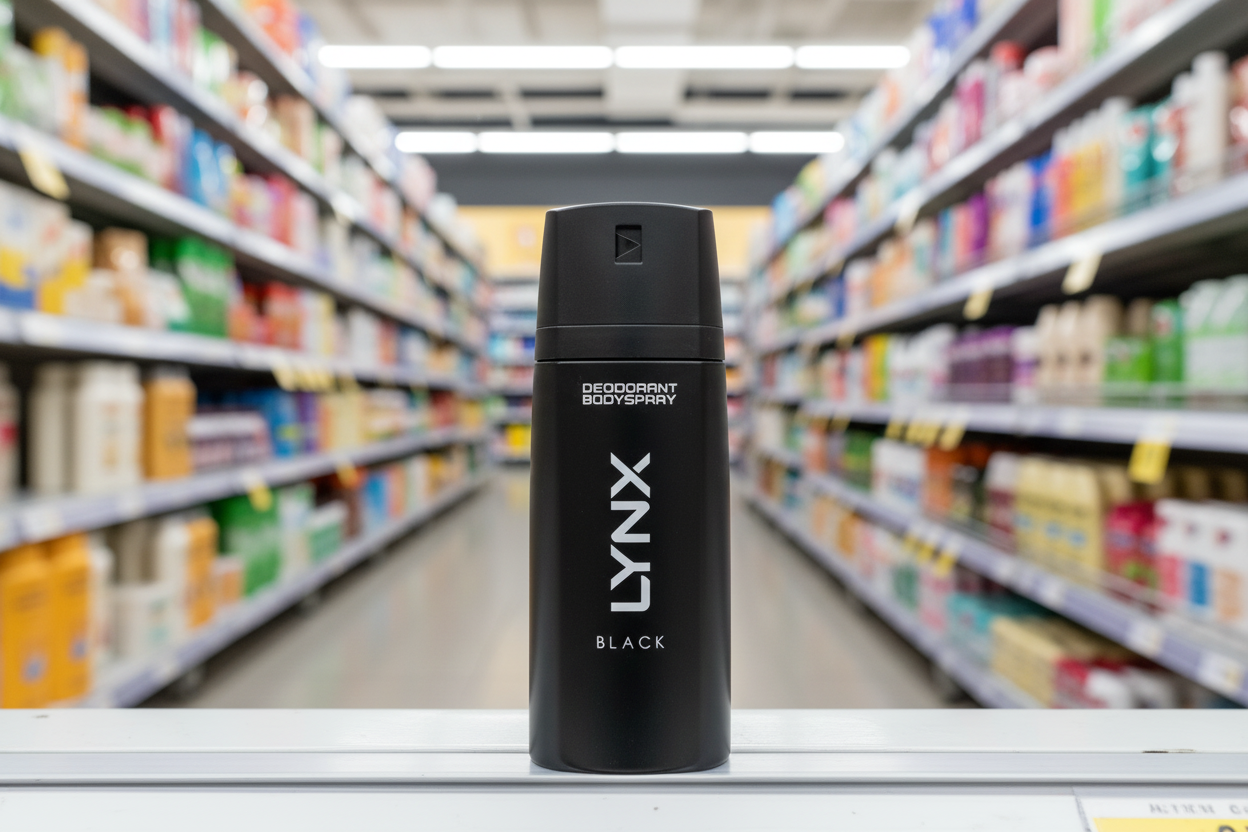 6 x Lynx Aerosol Bodyspray Black 150 Ml