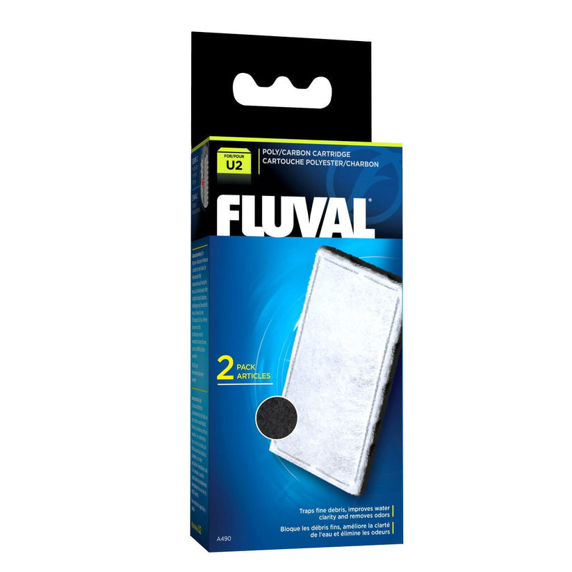 Fluval U2 Poly/carbon Cartridge 2pack
