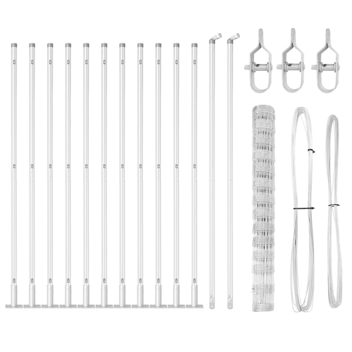 vidaXL Field Fence 1.4x25 m Galvanised Steel