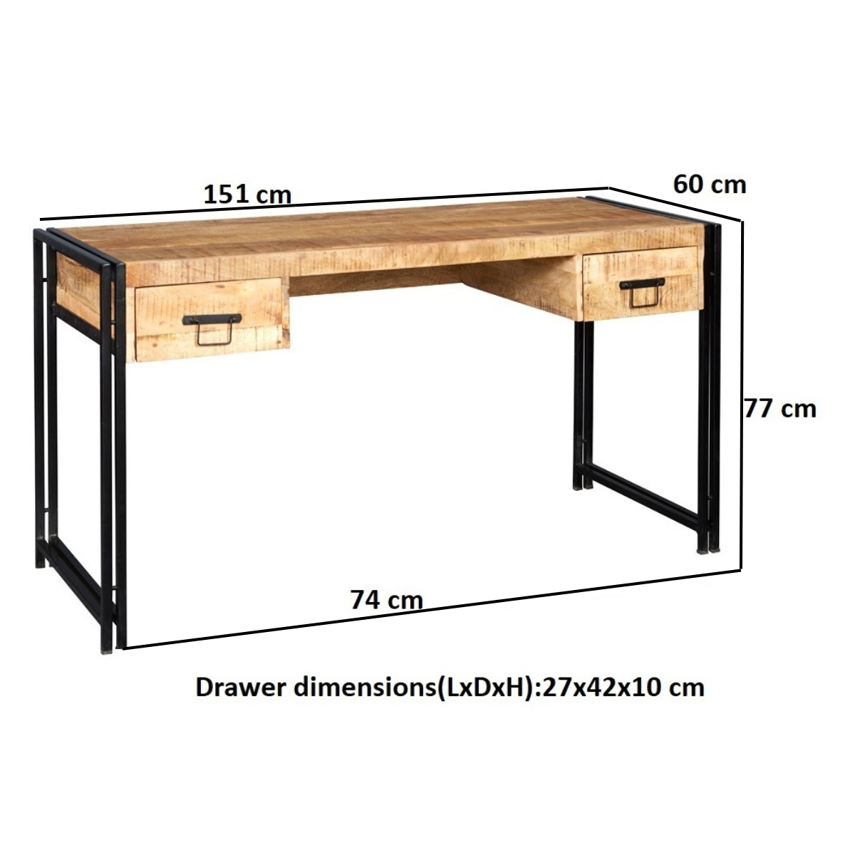 Cosmo Industrial Desk