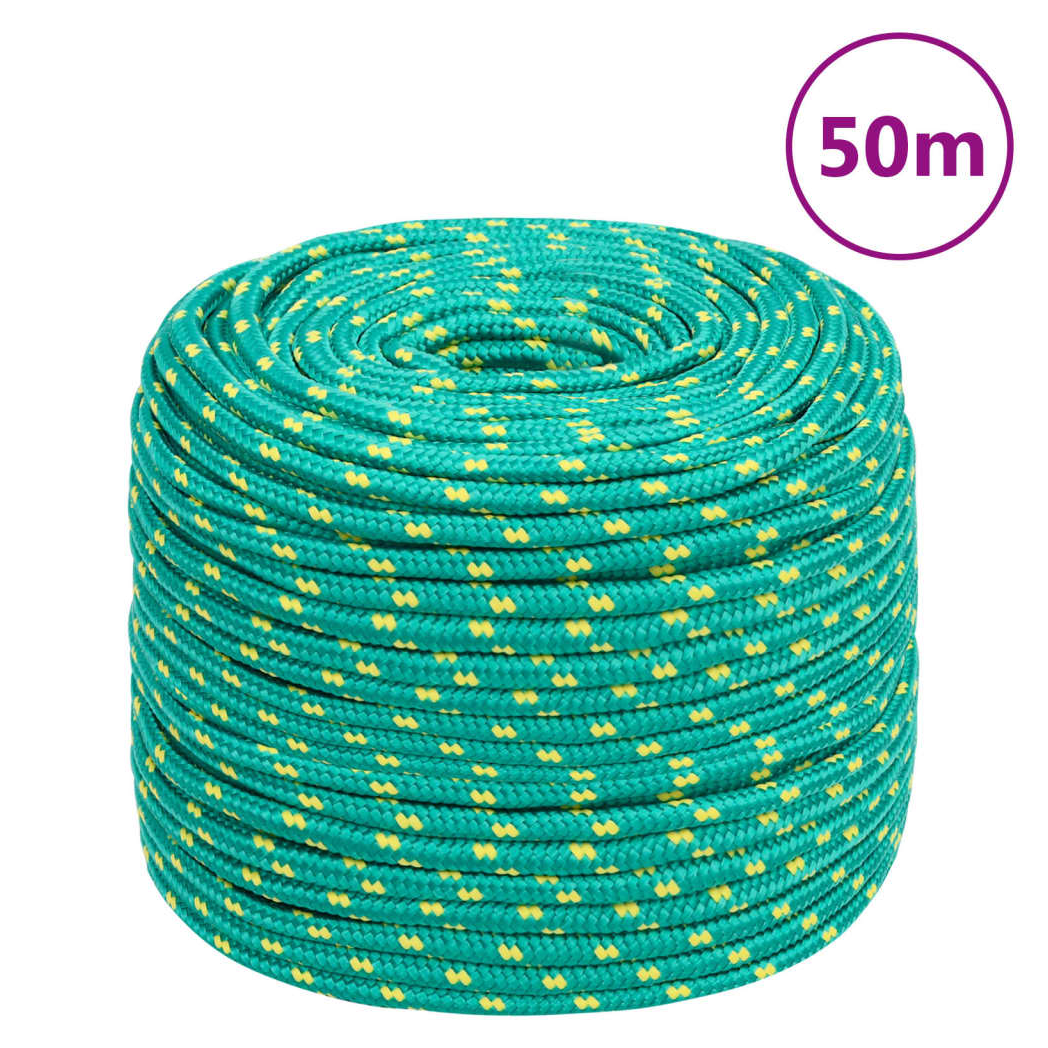 Boat Rope Green 6 mm 50 m Polypropylene