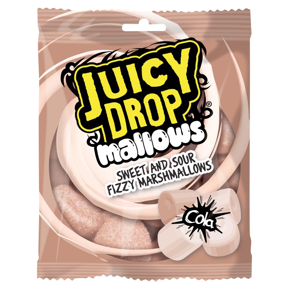 20 x Juicy Drop Mallows Cola Sweet And Sour Fizzy Marshmallows 100G