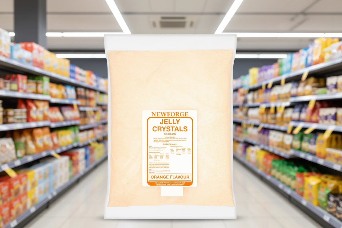 Newforge Jelly Crystals Orange Flavour 3.5Kg