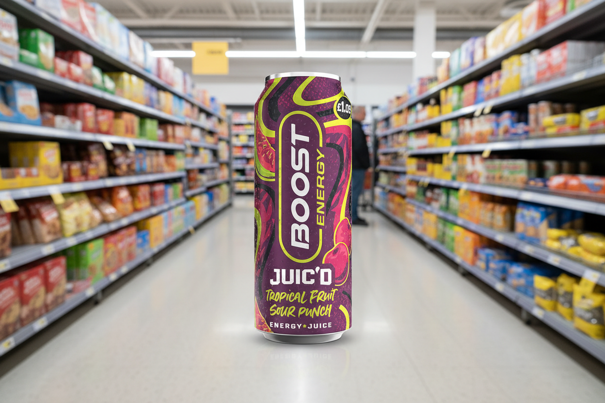 12 x Boost Juic'd Tropical Fruit Sour Punch - 500ML
