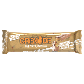 12 x Grenade Carb Killa Caramel Chaos Bar 60Gm