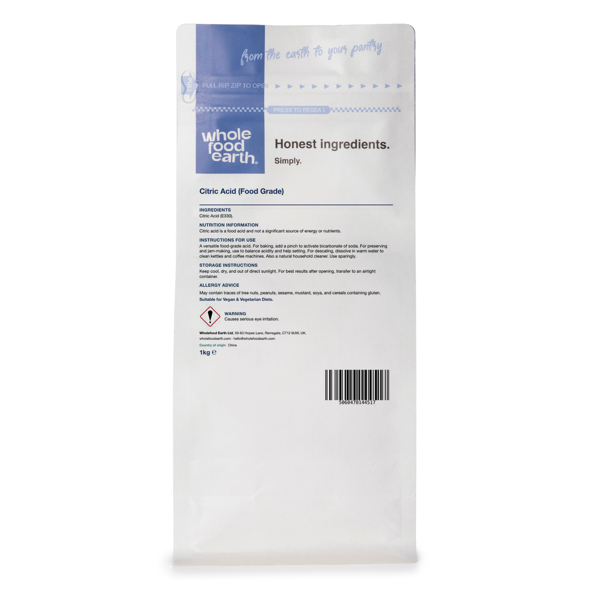 Citric Acid (Food Grade)
