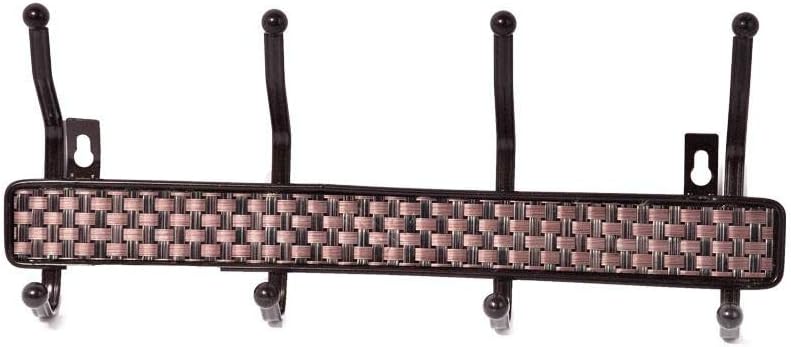 Modern Metal Coat Hook Hanger Rack 33cm Stylish SpaceSaving