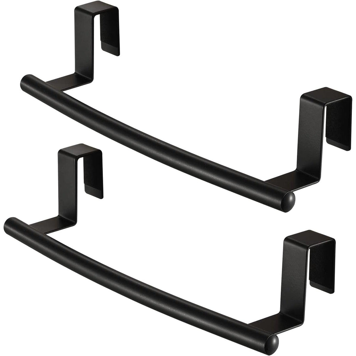 Over The Door Towel Bar Towel Rack Kitchen Bathroom Over Cabinet Set of 2 KES