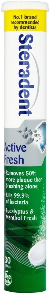 12 x Steradent Active Fresh - 30 PACK