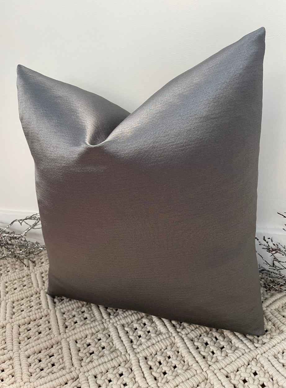 The Couture Cushion - The Charcoal Laura - Style No. 101