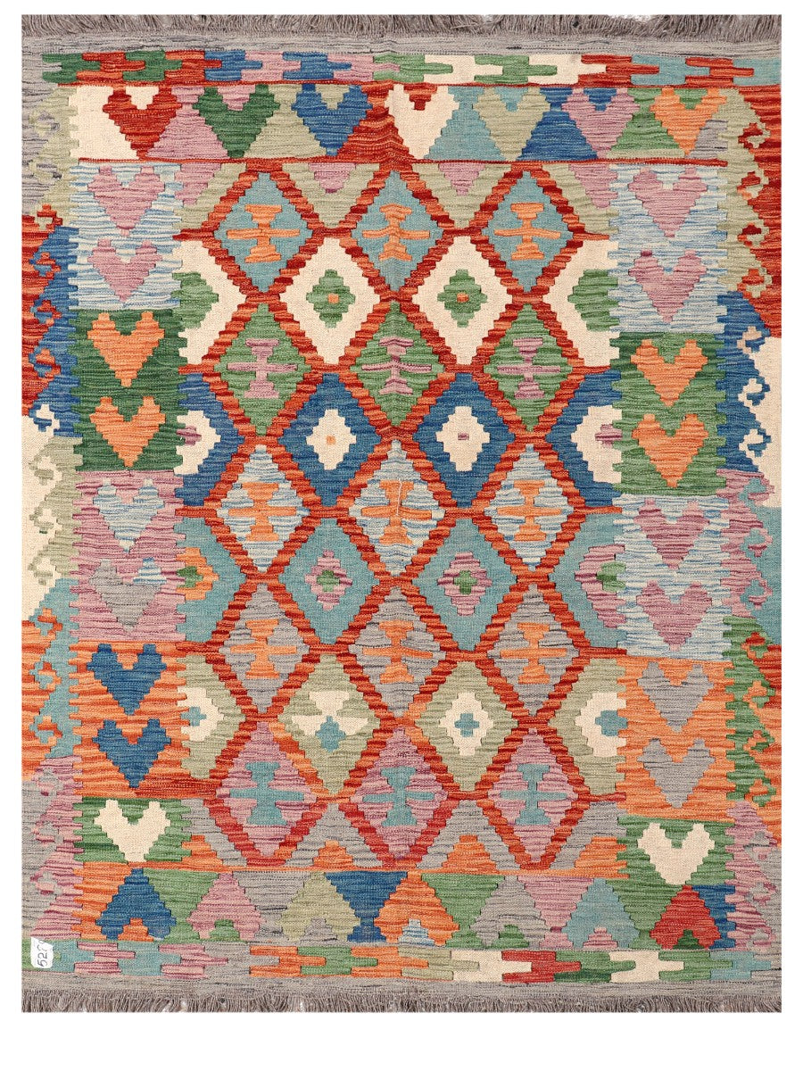 Maimana Afghanistan Kilim Rug - 196 x151 cm